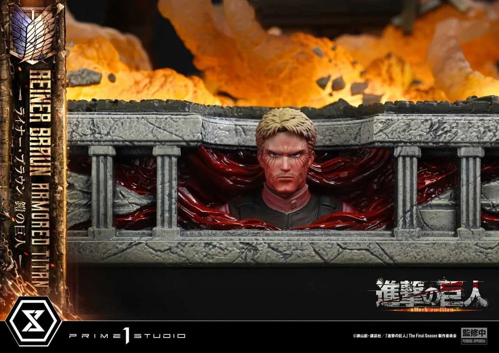 Attack on Titan Diorama Statue – Reiner Braun Armored Titan 75 cm 18