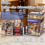 Miniature House Model Kit – Beika-cho Convenience Store 22 x 15 cm 14