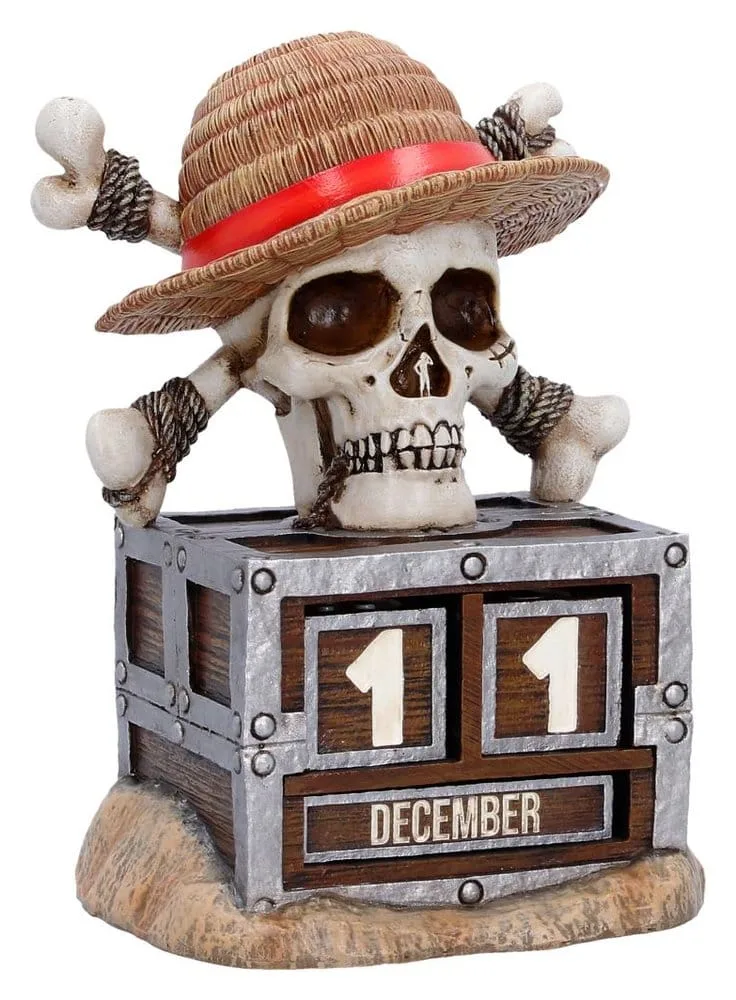 One Piece Perpetual Calendar – Luffy Jolly Roger 16 cm 6