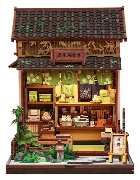 Miniature House Model Kit – Kanmi-dokoro Kurihara 19 x 15 cm