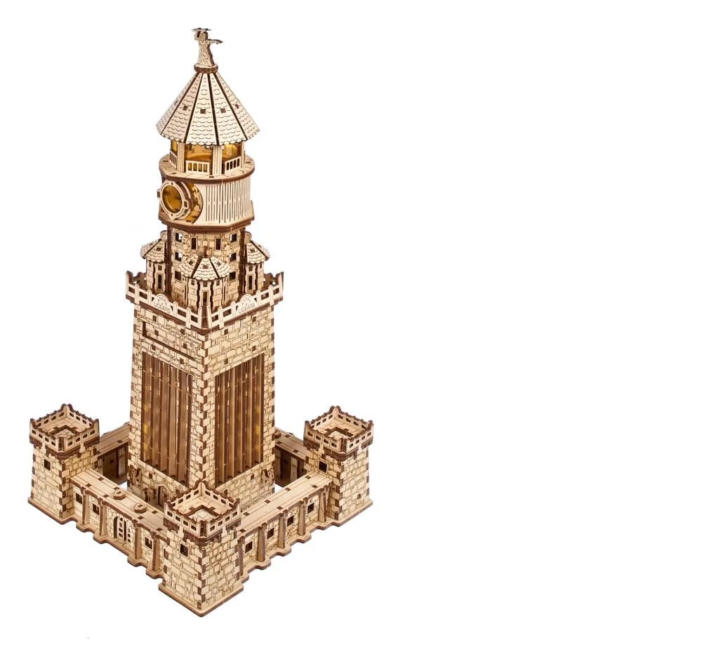 Lighthouse of Alexandria Model Kit – Ugears Wooden Edition 9