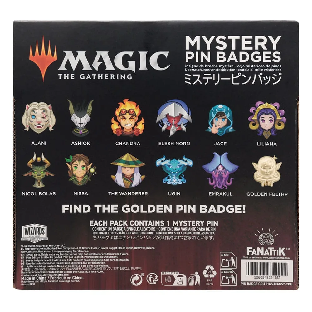 Magic: The Gathering Mystery Pins – 12-Box Display 5