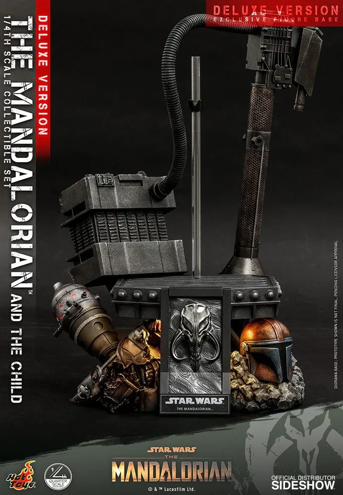 Star Wars Action Figures – Mandalorian and Child Deluxe 1/4 Scale 10
