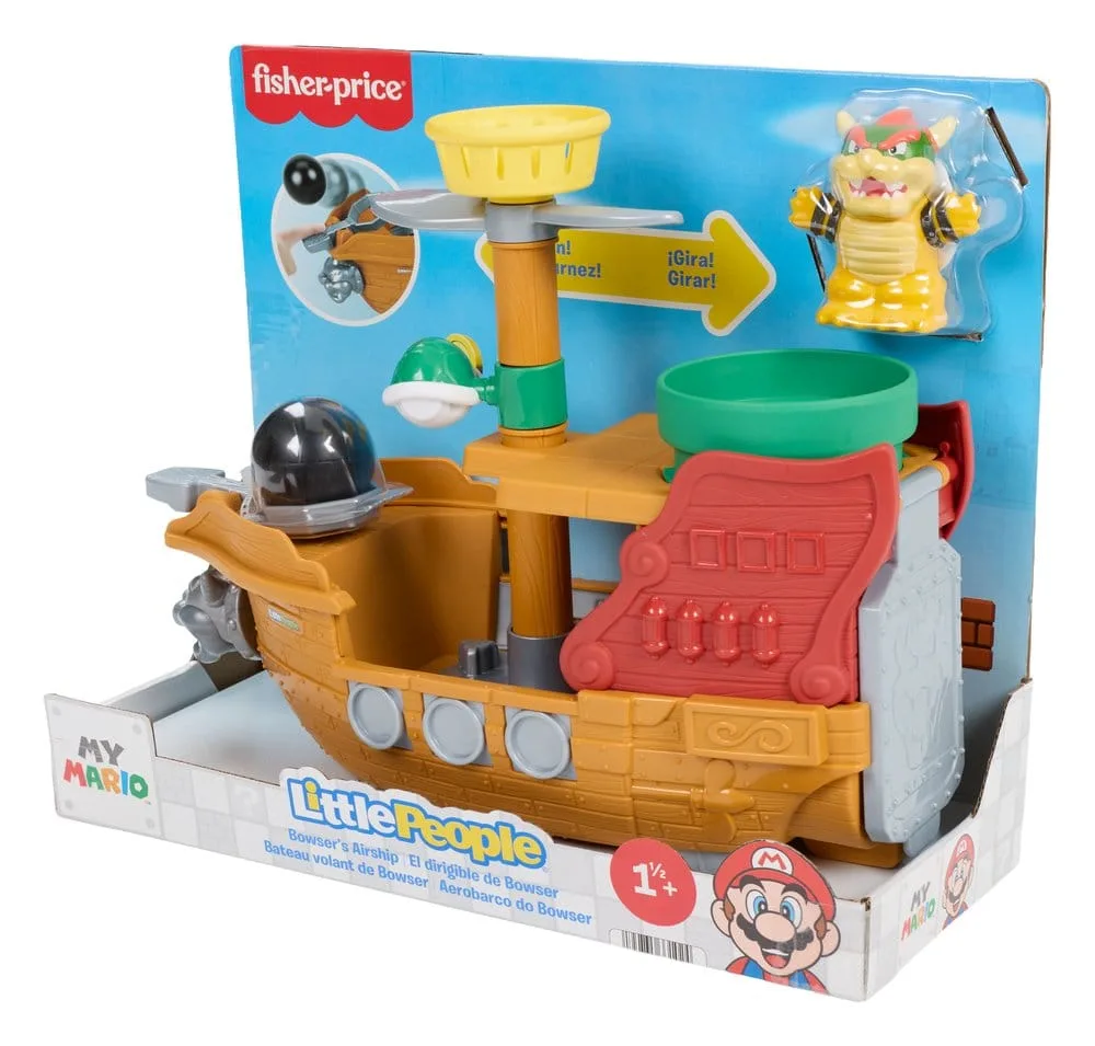 Super Mario Speelset – Little People Bowser's Airship 6