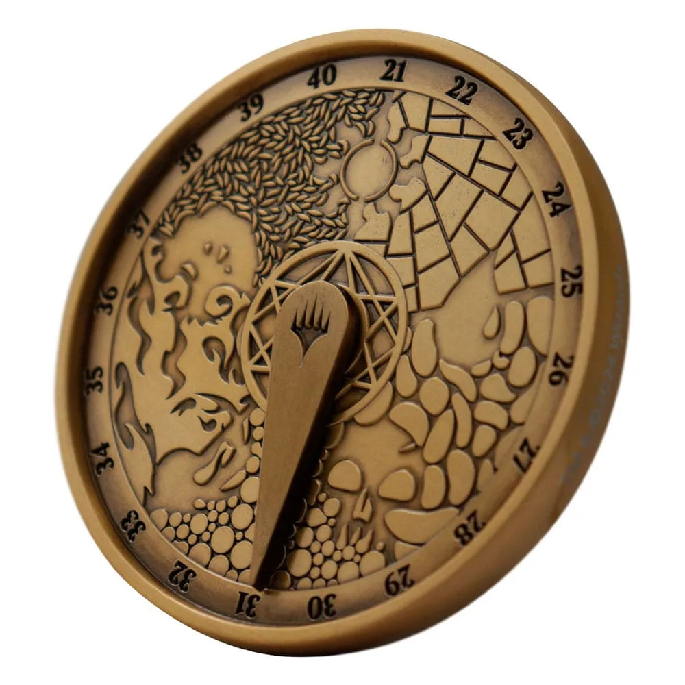 Magic the Gathering Life Counter – Antique Gold Finish 7 cm