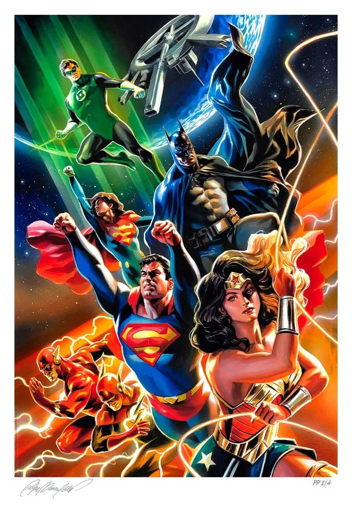 DC Fine Art Print – Justice League Unlimited Unframed 46 x 61 cm