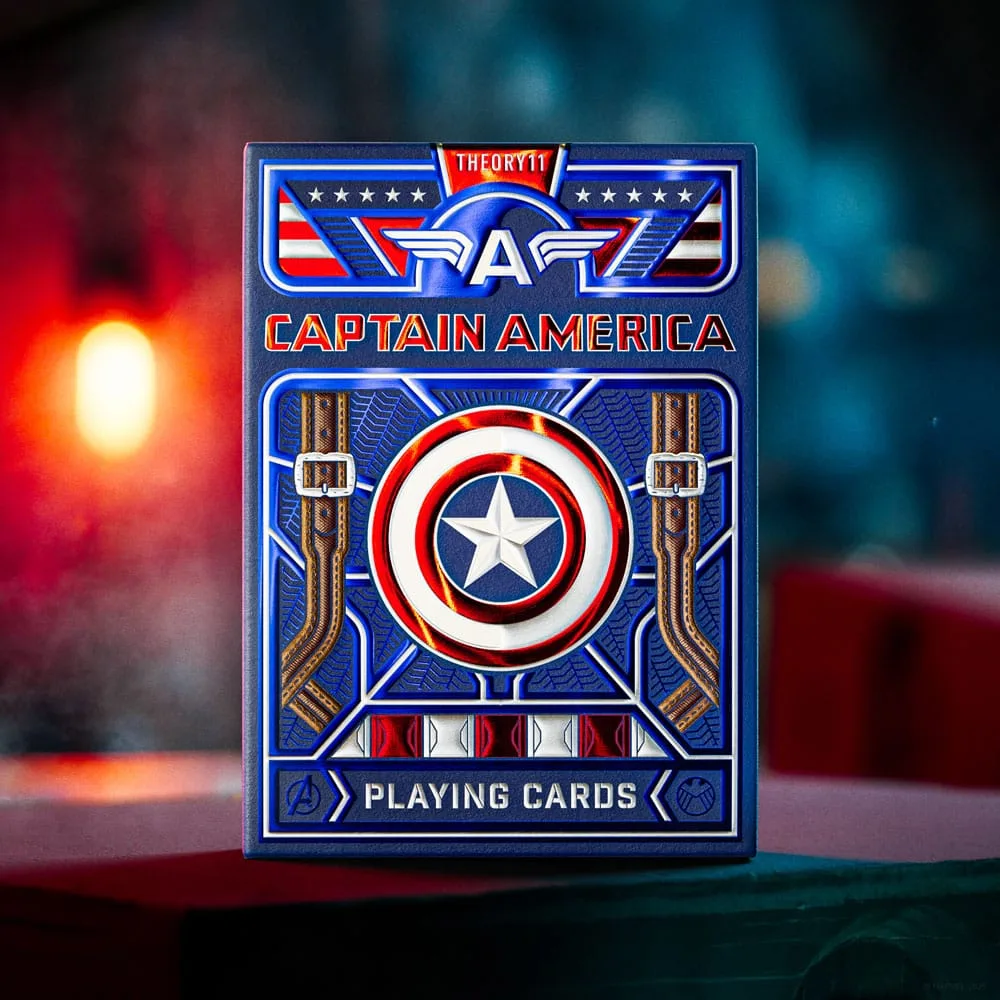 Captain America Playing Cards – Patriotic Design 5