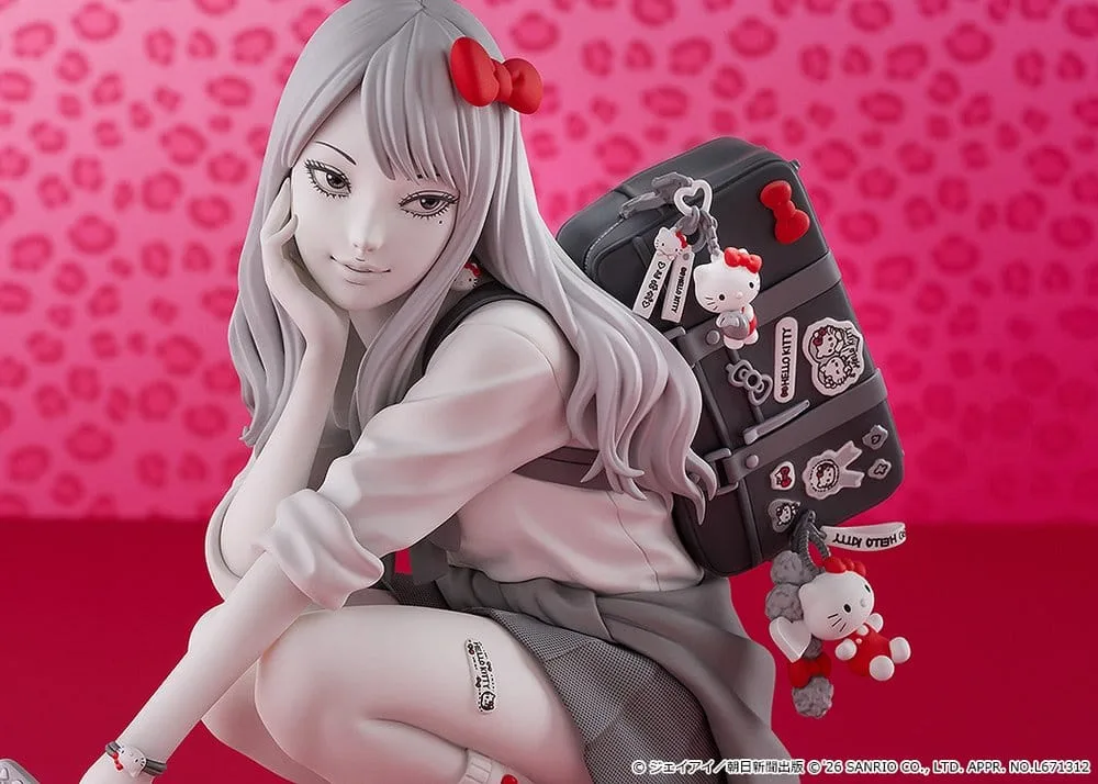 Junji Ito PVC Figure – Gyaru Tomie x Hello Kitty 14 cm 4
