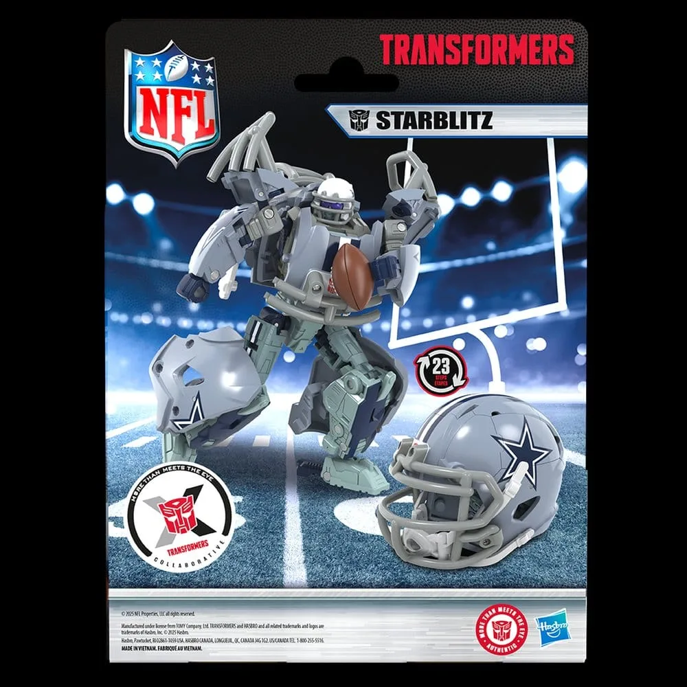 Transformers x NFL Action Figure – Dallas Cowboys Starblitz 14 cm 9