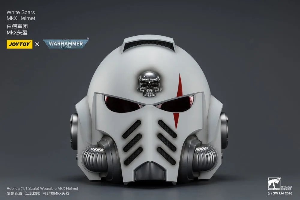 Warhammer 40,000 Helmet Replica – White Scars MkX 1/1 30 cm 6