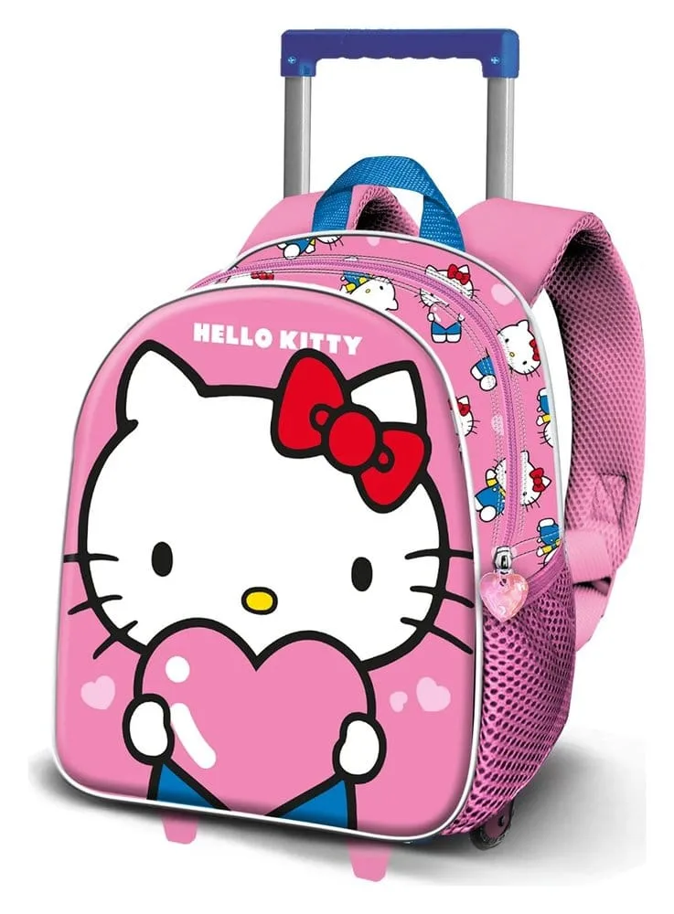 Sanrio Wheeled Backpack – Hello Kitty Heart 34 cm