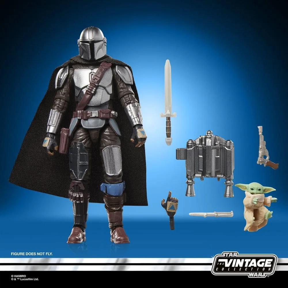 Star Wars Action Figure – The Mandalorian & Grogu Vintage 10 cm 12