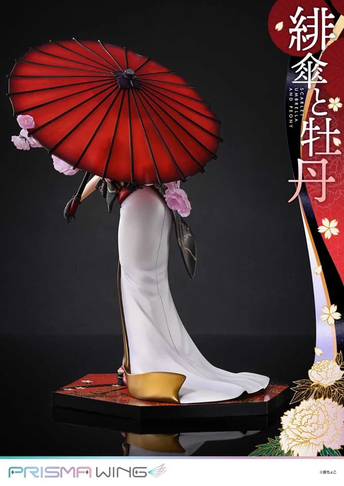 Fuzichoco PVC Statue – Scarlet Umbrella and Peony 1/7 Scale 28 cm 14
