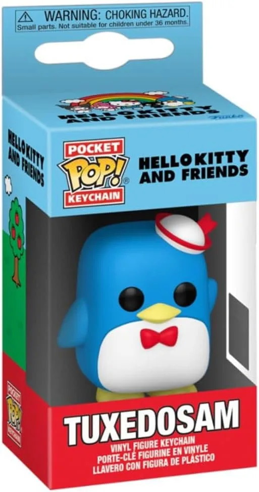 Sanrio POP Vinyl Keychains – Tuxedosam 12-Pack 4 cm