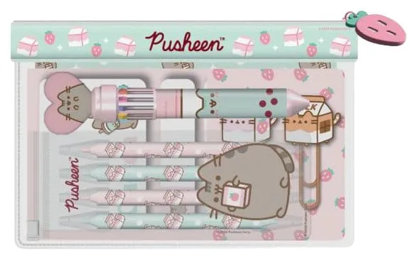 Pusheen Pouch Stationery Set – Sips Assortment of 6