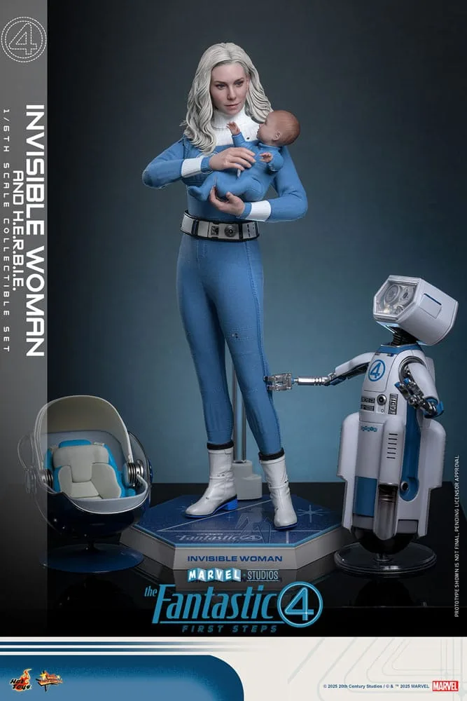 Fantastic Four Figure 2-Pack – Invisible Woman and H.E.R.B.I.E. 1/6 4