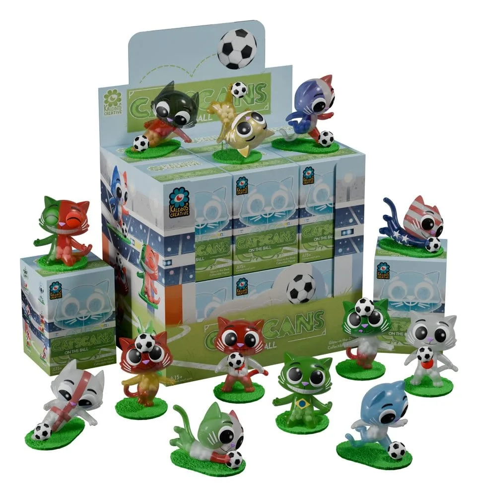 Cat Scans Mini Figures – S3 On the Ball Blind Box 12 Pack 6 cm 3
