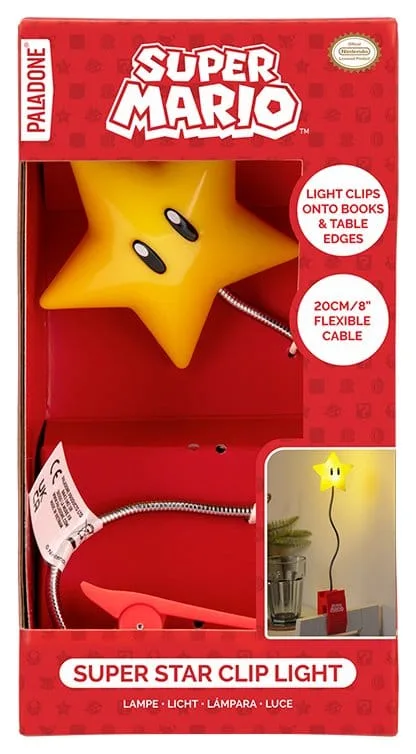 Super Mario Clip Light – Super Star 33 cm 3