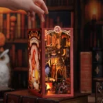 Flame Common Room Book Nook – CuteBee Wooden Puzzle 23 x 11 cm 19