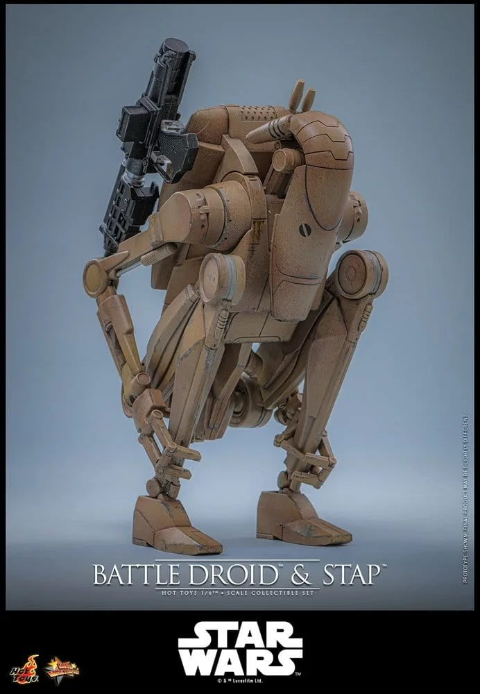 Star Wars Action Figure Set – Battle Droid and STAP 1/6 32 cm 5