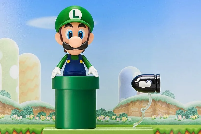 Super Mario Action Figure – Nendoroid Luigi 10 cm 6