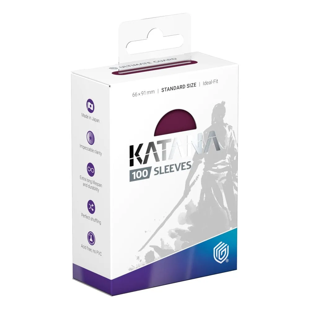 Ultimate Guard Card Sleeves – Katana Radiant Plum 66 x 91 mm