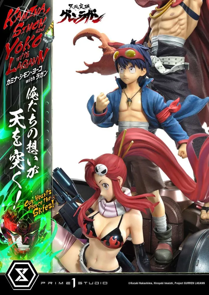 Gurren Lagann Statue – Kamina Simon Yoko with Lagann Deluxe 97 cm 16