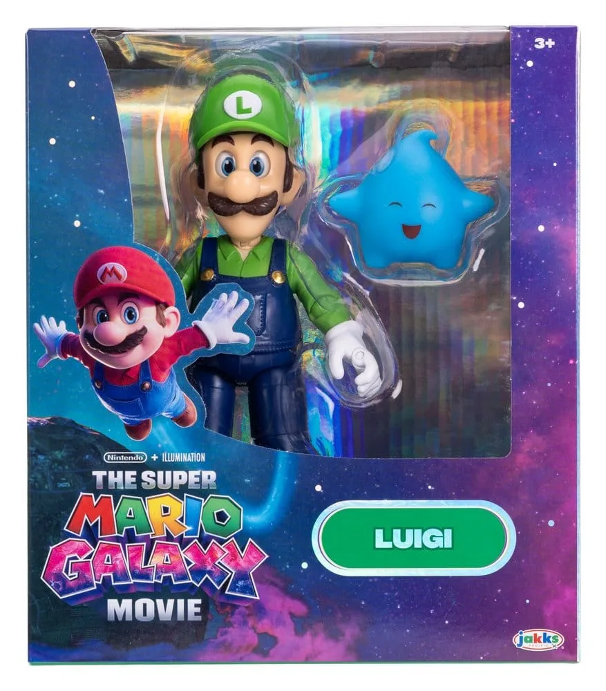 The Super Mario Galaxy Movie actiefiguur – Luigi met Luma 13 cm 2