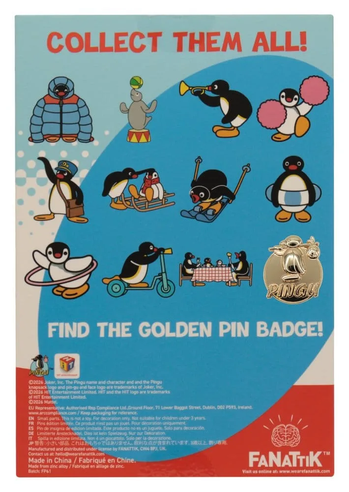 Pingu pins – Blind box display 12 stuks 10