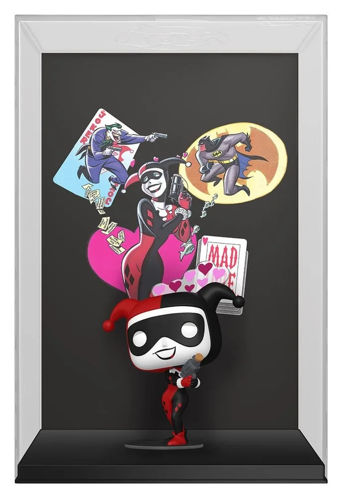 DC Comics Pop Comic Covers Figure – Harley Quinn 9 cm
