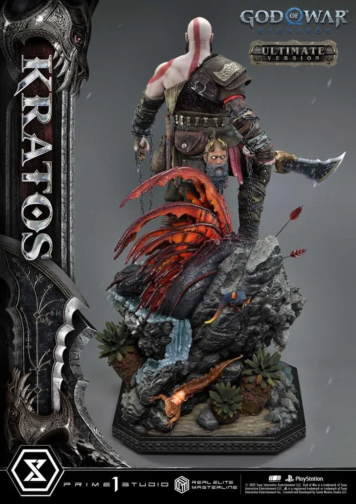 God of War Ragnarok Statue – Kratos Ultimate Bonus 95 cm 23