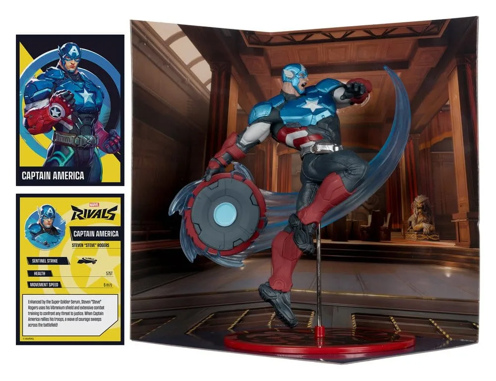 Marvel Rivals Action Figure – Captain America 20 cm 3