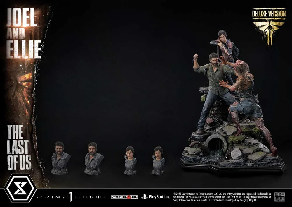 The Last of Us Part I Statue – Joel and Ellie Deluxe 73 cm 24