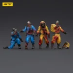Zombie Dark Source Action Figures – Biochemical Lab Team 4-Pack 8 cm 6