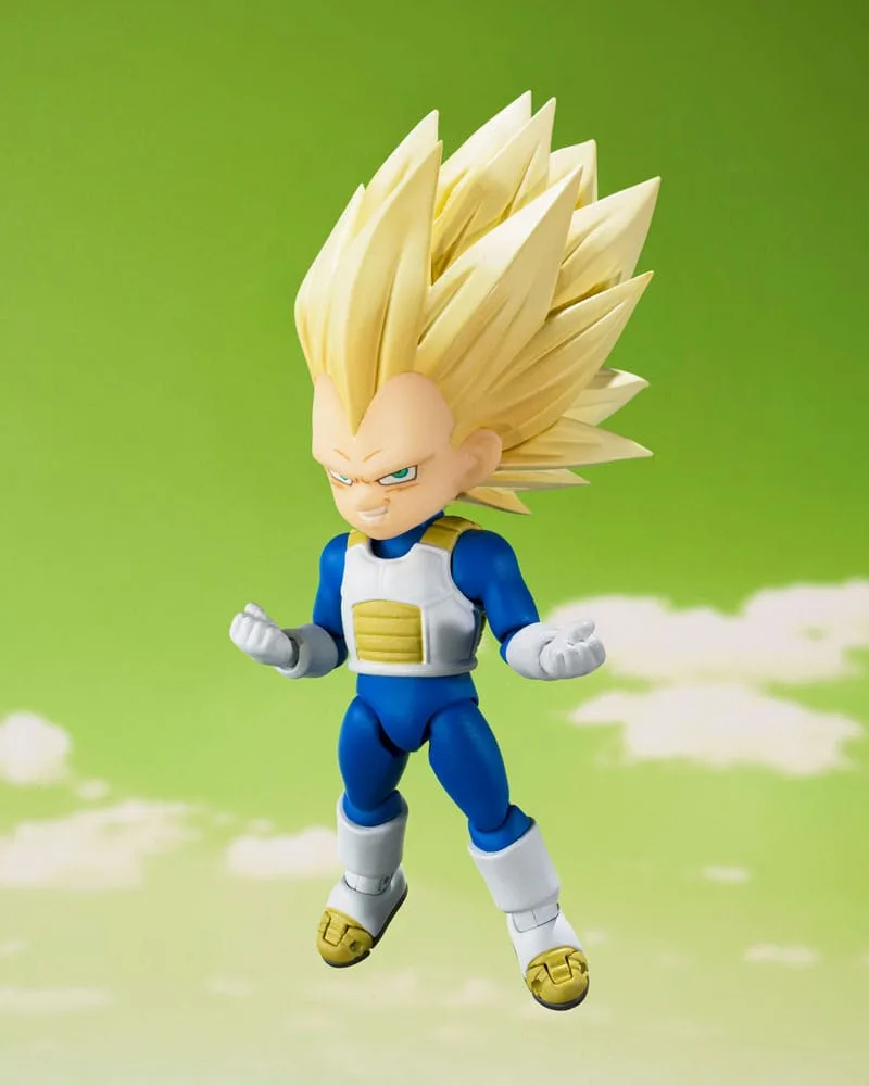 Dragon Ball Daima Action Figure – Super Saiyan 3 Vegeta Mini 8 cm 3