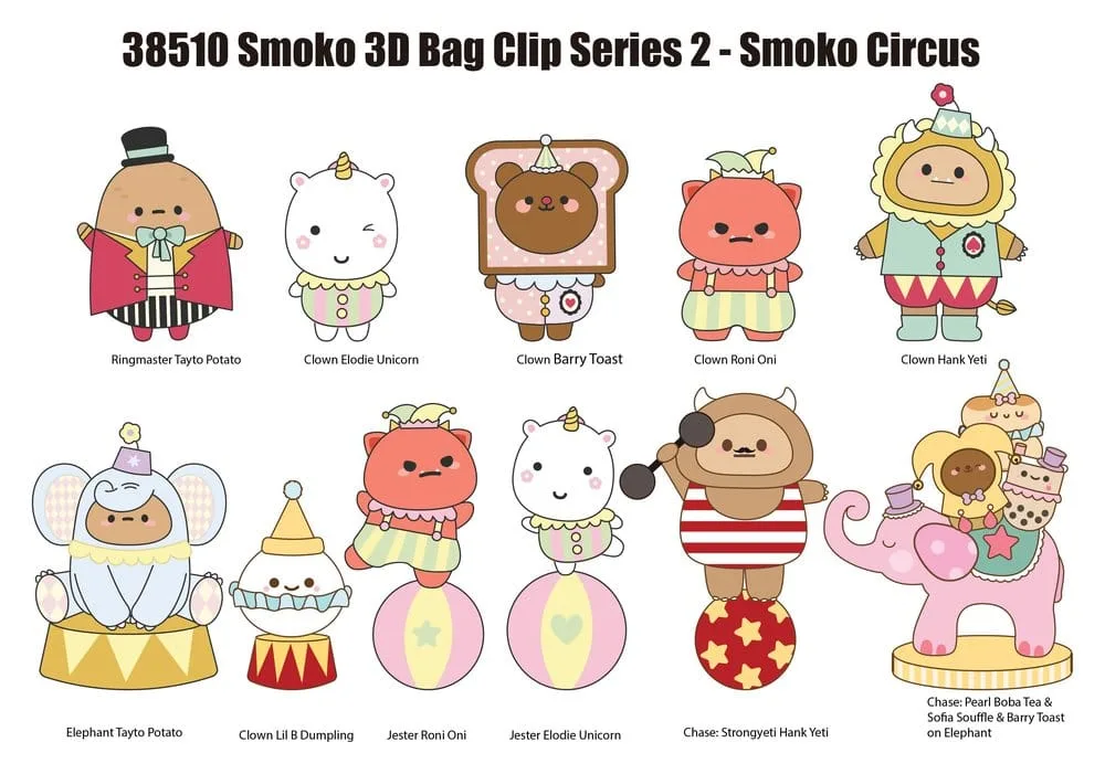 Smoko Bag Clips – Series 2 PVC Blind Bag Display 24-Pack 3