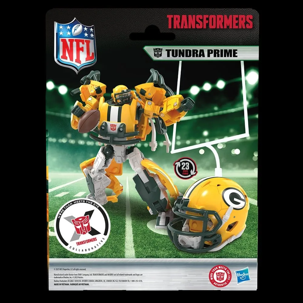 Transformers x NFL Action Figure – Packers Tundra Prime 14 cm 10