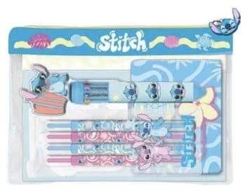 Lilo & Stitch Pouch Stationery Set – In the Sun Display of 6