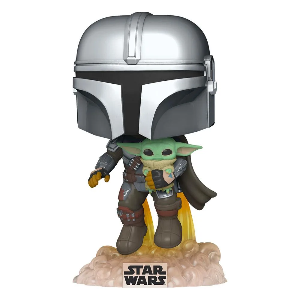 Star Wars Pop Figure – Mandalorian Flying with Jet Pack 9 cm