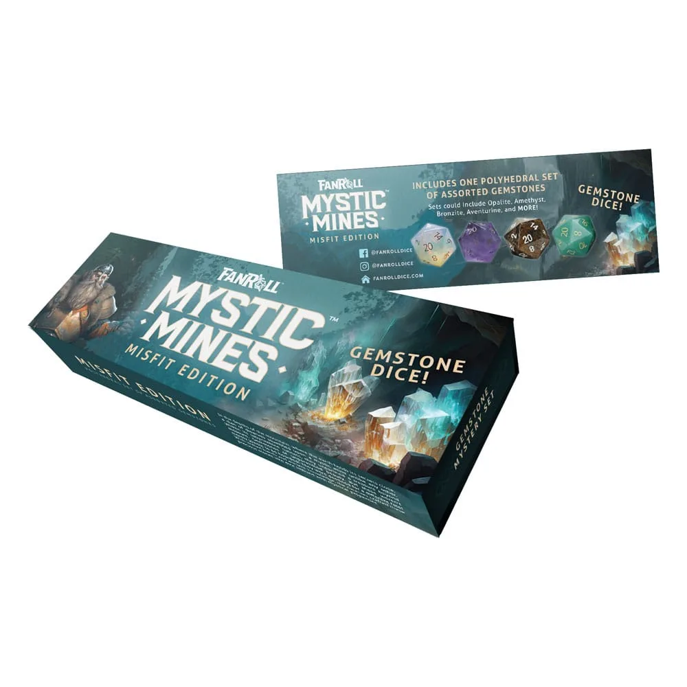 Misfit Mystic Mines Dice Set – Mystery Gemstone Blind Box