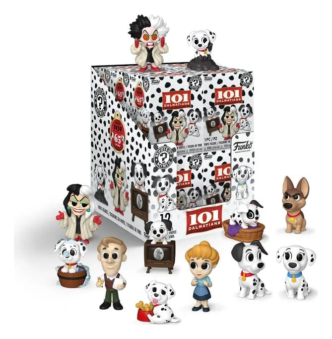 101 Dalmatians Mini Figures – 12 Blind Box Display 5 cm