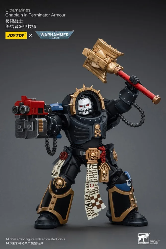 Warhammer 40k Action Figure – Ultramarines Chaplain 1/18 12 cm 11