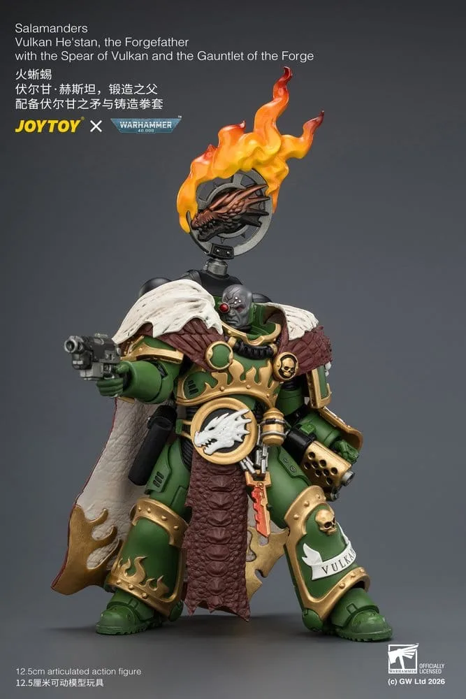 Warhammer Action Figure – Salamanders Vulkan He’stan 12.5 cm 2