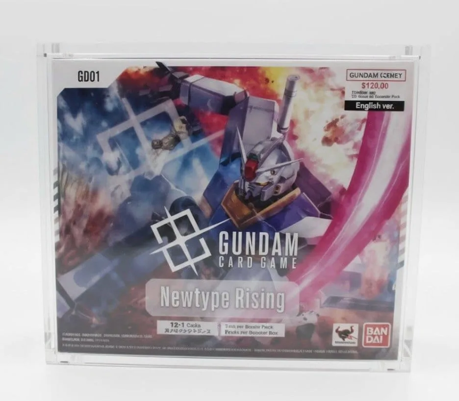 Gundam Card Game Display Case – GD01 Newtype Rising Magnetic Acrylic
