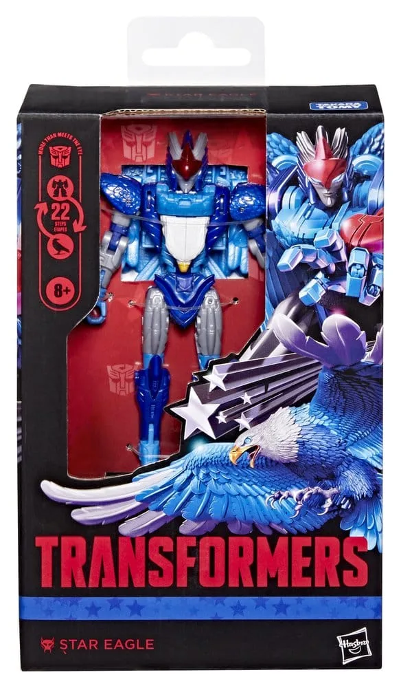 Transformers Actionfigur – Deluxe Class Star Eagle 11,4 cm 17
