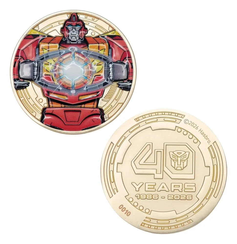 Transformers Coin – The Movie 40th Anniversary 24K Gold Plated 4