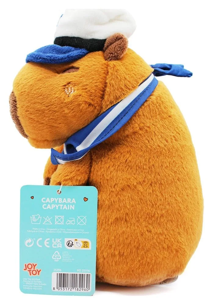 Capybara knuffel – Capy Captain 23 cm 4
