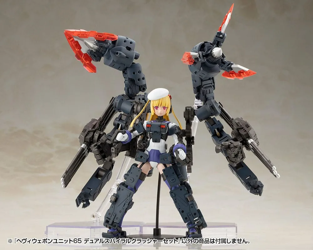 Kotobukiya M.S.G. Zubehörbausatz – Dual Spiral Crusher Unit 65 10