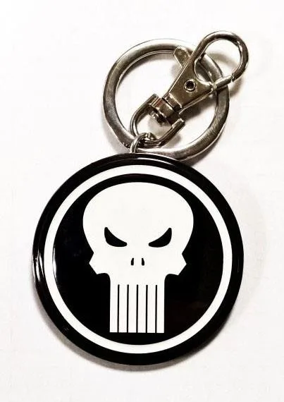 Marvel Comics Keychain – Punisher Logo 5 cm