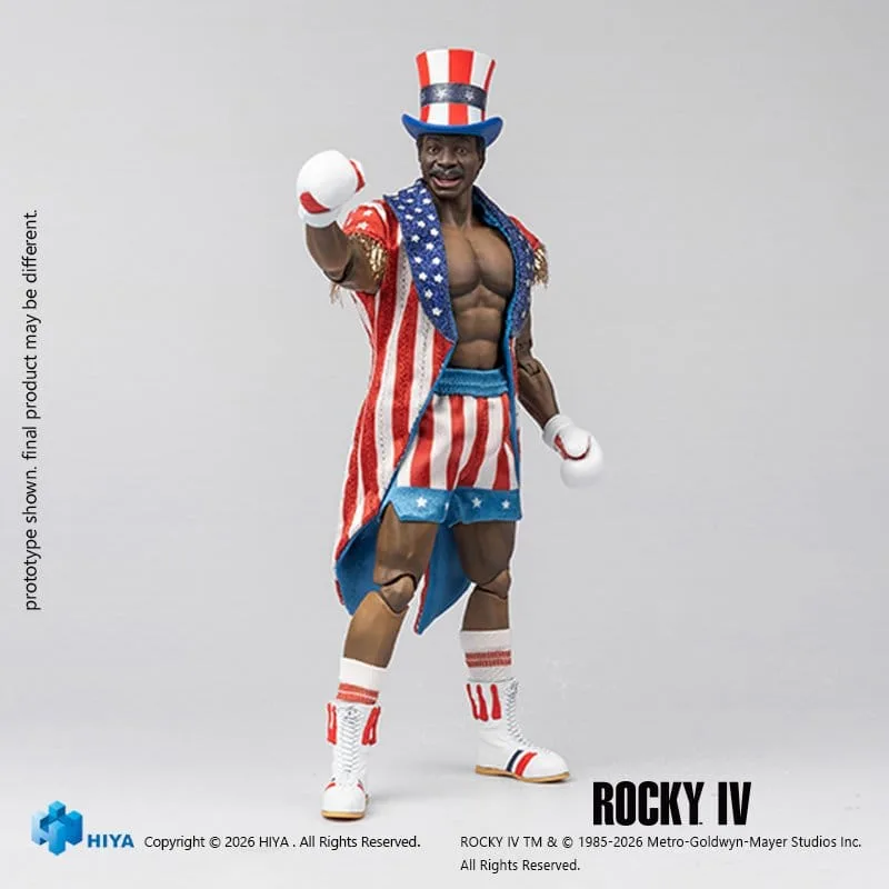 Rocky IV Action Figure – Apollo Creed 1/12 Scale 16 cm 5